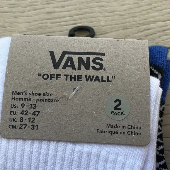 2-Pack Vans Socks - Picture 3 of 4